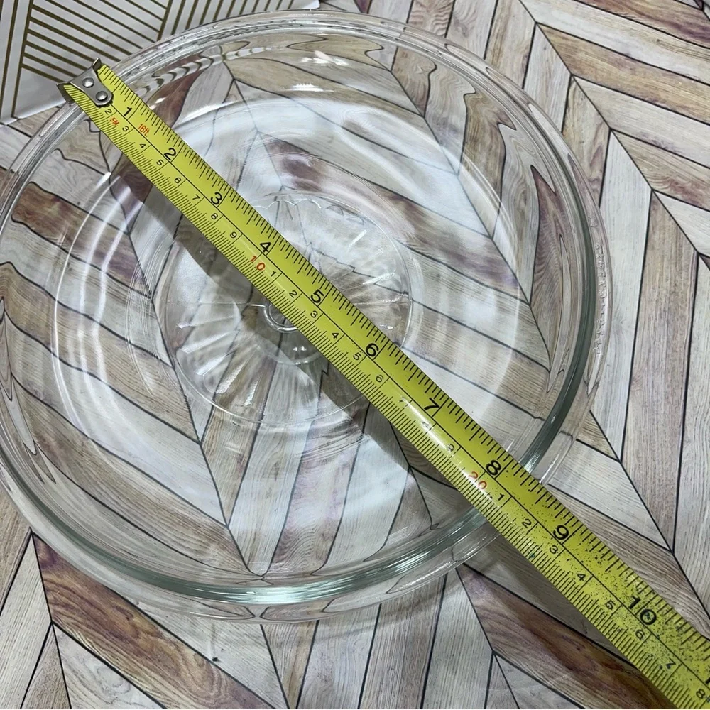 VTG PYREX 624-C CLEAR GLASS REPLACEMENT LID 8